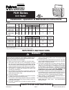 Installation, Operation & Maintenance Instructions Manual - (page 1)
