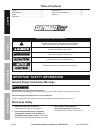 Owner's Manual & Safety Instructions - (page 2)
