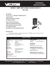Technical Specifications - (page 1)