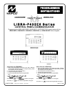 Programming Instructions Manual - (page 1)