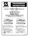 Programming Instructions Manual - (page 1)
