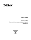 Command Line Interface Reference Manual - (page 1)