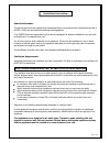 Customer Installation And Operating Instructions - (page 5)