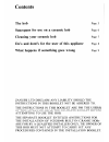 Instructions For The Use And Care - (page 3)