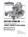 Owner's, Service & Parts Manual - (page 1)