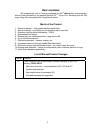 User And Service Manual - (page 2)