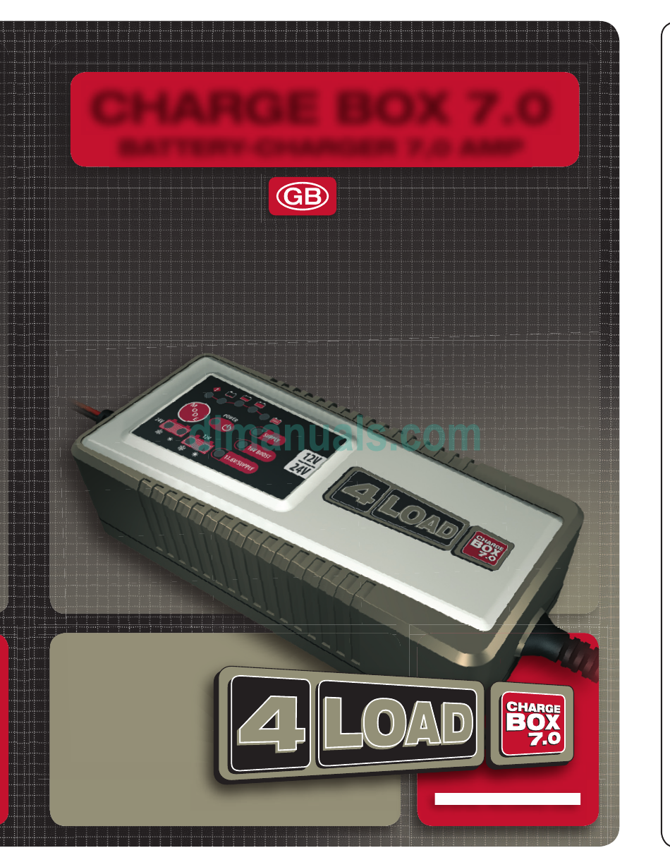 12V-24V 7A Ladegerät 4-Load Charge Box 7.0