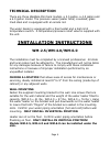 Installation and operating insctruction manual - (page 7)