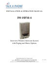 Installation & operation manual - (page 1)
