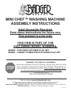 Assembly Instructions - (page 1)
