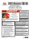 Danger A Barrier Designed To Reduce The Risk Of Burns From The Hot Viewing Glass Is Provided With Th - (page 1)