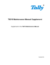 Maintenance Manual Supplement - (page 1)