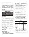Installation, Service And User Manual - (page 14)