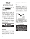 Installation, Service And User Manual - (page 16)