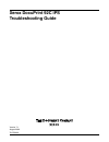 Troubleshooting Manual - (page 1)