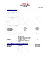 Product Safety Data Sheet - (page 1)