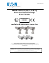 Installation & maintenance instructions manual - (page 1)