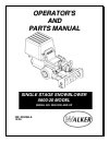 Operator And Parts Manual - (page 1)