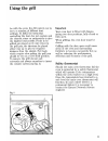 Instructions For The Use And Care - (page 11)