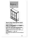 Step By Step Assembly Instructions - (page 30)