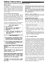 Assembly & Operating Instructions - (page 2)