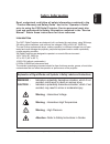 Product Warranty And Safety Manual - (page 7)