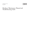 Hardware Maintenance Manual And Troubleshooting Manual - (page 1)