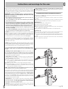 Instructions And Warnings For Installation And Use - (page 16)
