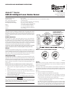Installation And Maintenance Instructions - (page 1)