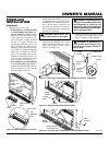 Owner's Operation And Installation Manual - (page 17)