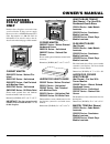 Owner's Operation And Installation Manual - (page 35)