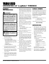 Owner's Operation And Installation Manual - (page 2)