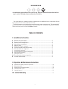 Installation and operating instructions manual - (page 4)