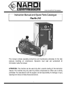 Instruction Manual And Spare Parts Catalogue - (page 1)