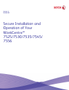Secure Installation And Operation - (page 1)