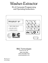Computer Programming And Operating Instructions - (page 1)
