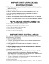 Instruction Booklet - (page 2)