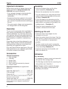 Operating Instructions & Parts List Manual - (page 6)