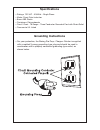 Operating And Cleaning Instructions - (page 4)