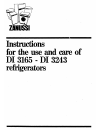 Instructions For The Use And Care - (page 1)