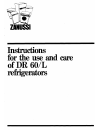 Use And Care And Installation Instructions - (page 1)
