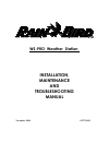 Installation, Maintenance And Troubleshooting Manual - (page 1)