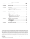 Installation, Operation And Service Manual - (page 2)