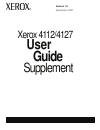 User Manual Supplement - (page 1)