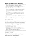 Use & Care Instructions Manual - (page 3)