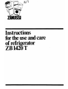 Use And Care & Installation Manual - (page 1)