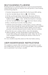 Use And Care Instructions Manual - (page 10)