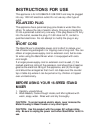 Use & Care Instructions Manual - (page 4)