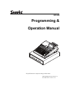 Programming & Operation Manual - (page 1)