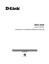 Command Line Interface Reference Manual - (page 1)